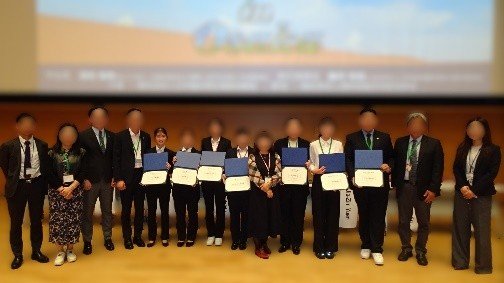 フォーラム終了後、韓国、台湾の方々と