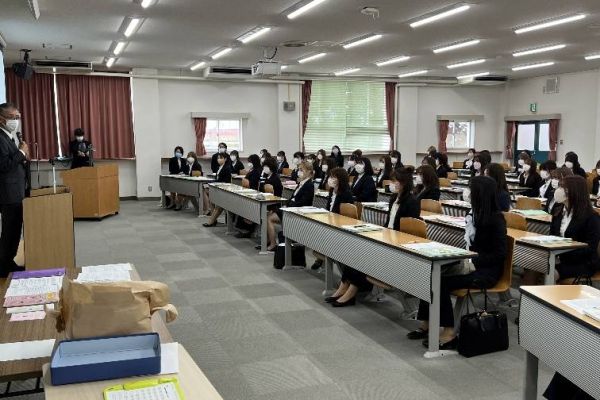 【口腔保健学科】保健科学部口腔保健学科一期生　入学式
