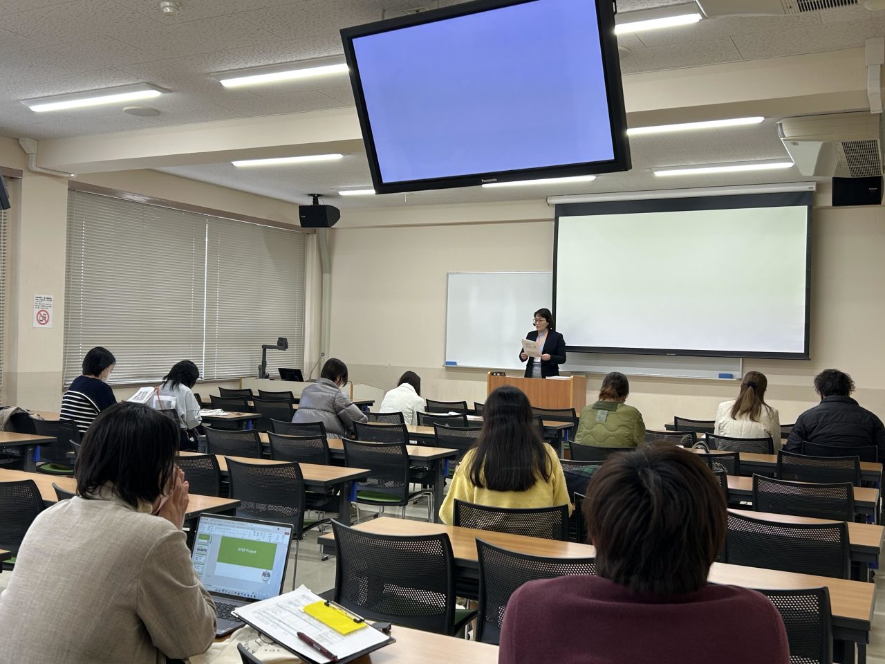 学年・コース別説明会の様子