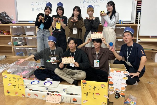 【こども教育学科】保育実践演習の授業でお店やさんごっこをしました