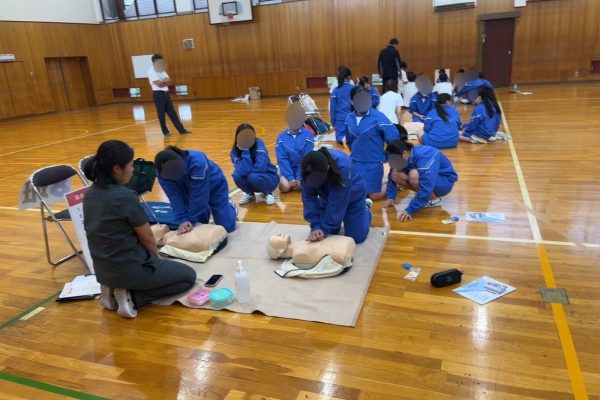 本学教員が市民救命士講習を実施しました