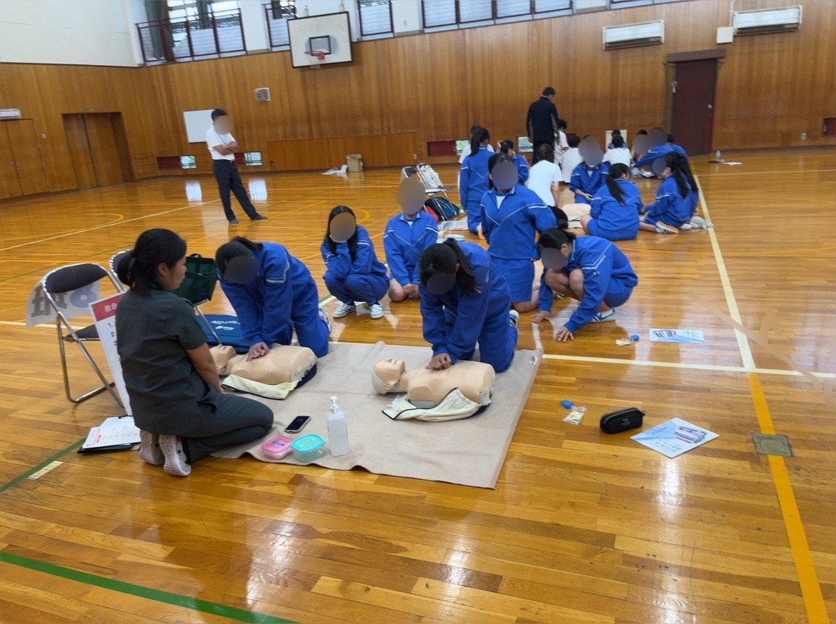 本学教員が市民救命士講習を実施しました