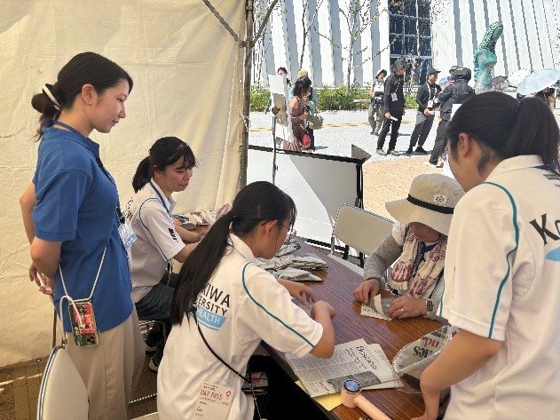 大阪・関西万博で催された、朝日放送グループ主催イベント 『世界に発信する「防災」の未来設計図』に出展しました。