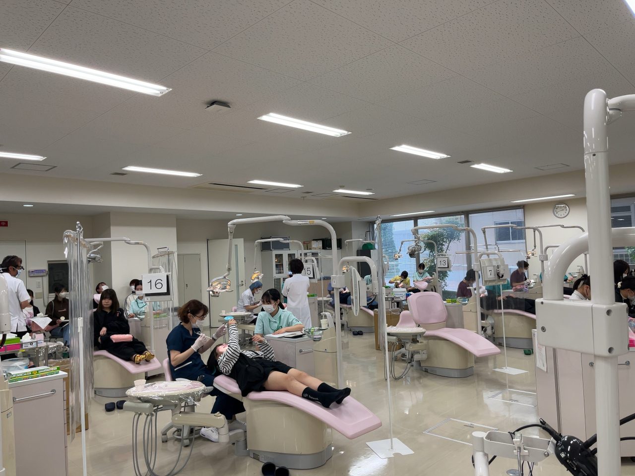 【口腔保健学科】新入生対象歯科健診