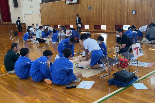 本学教員が市民救命士講習を実施しました