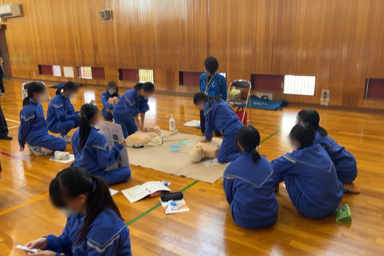 本学教員が市民救命士講習を実施しました