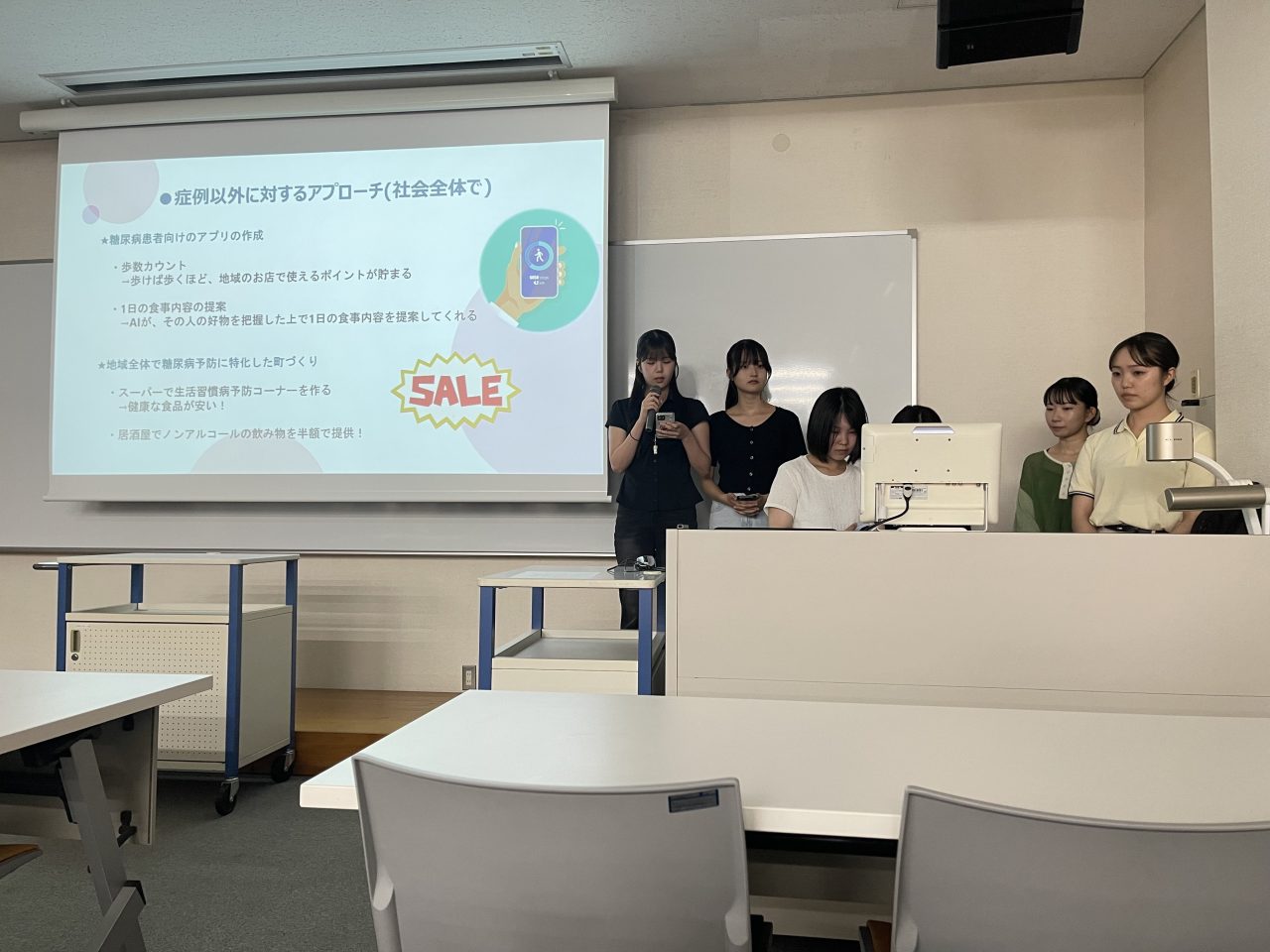 医療検査学科と看護学科の合同IPW演習