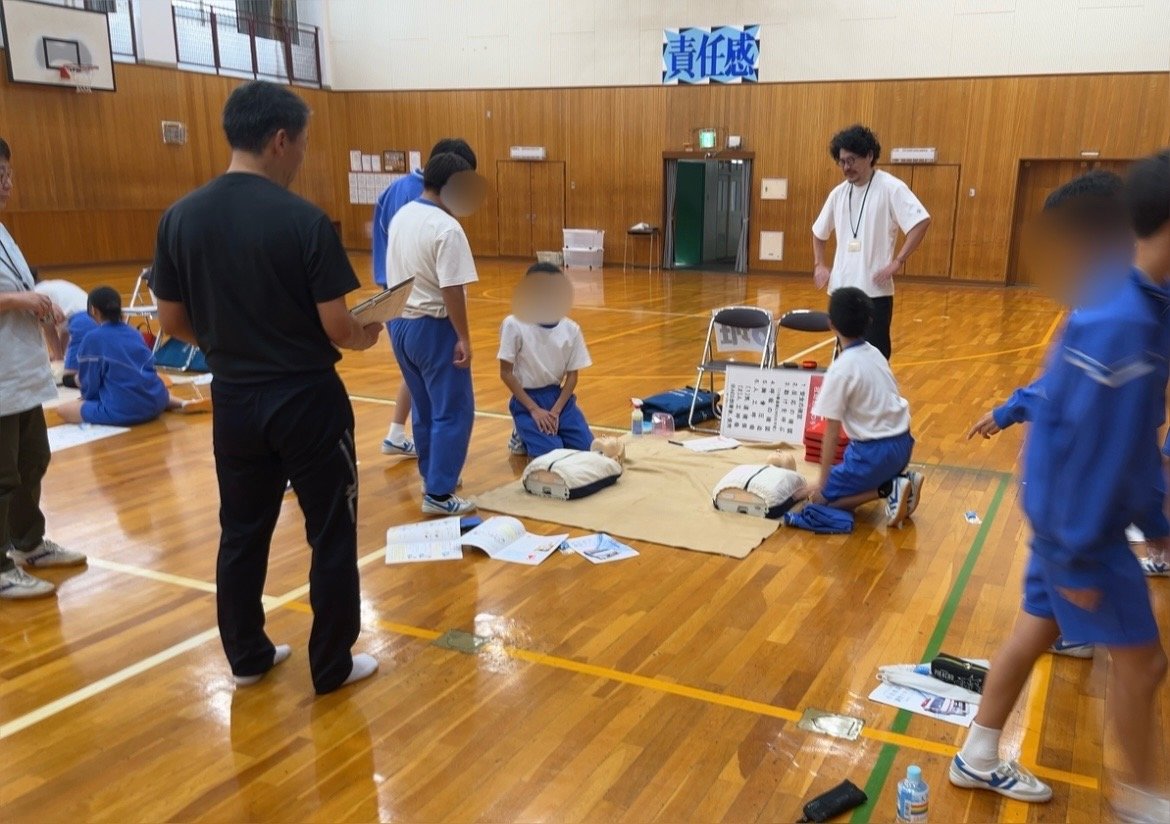 本学教員が市民救命士講習を実施しました