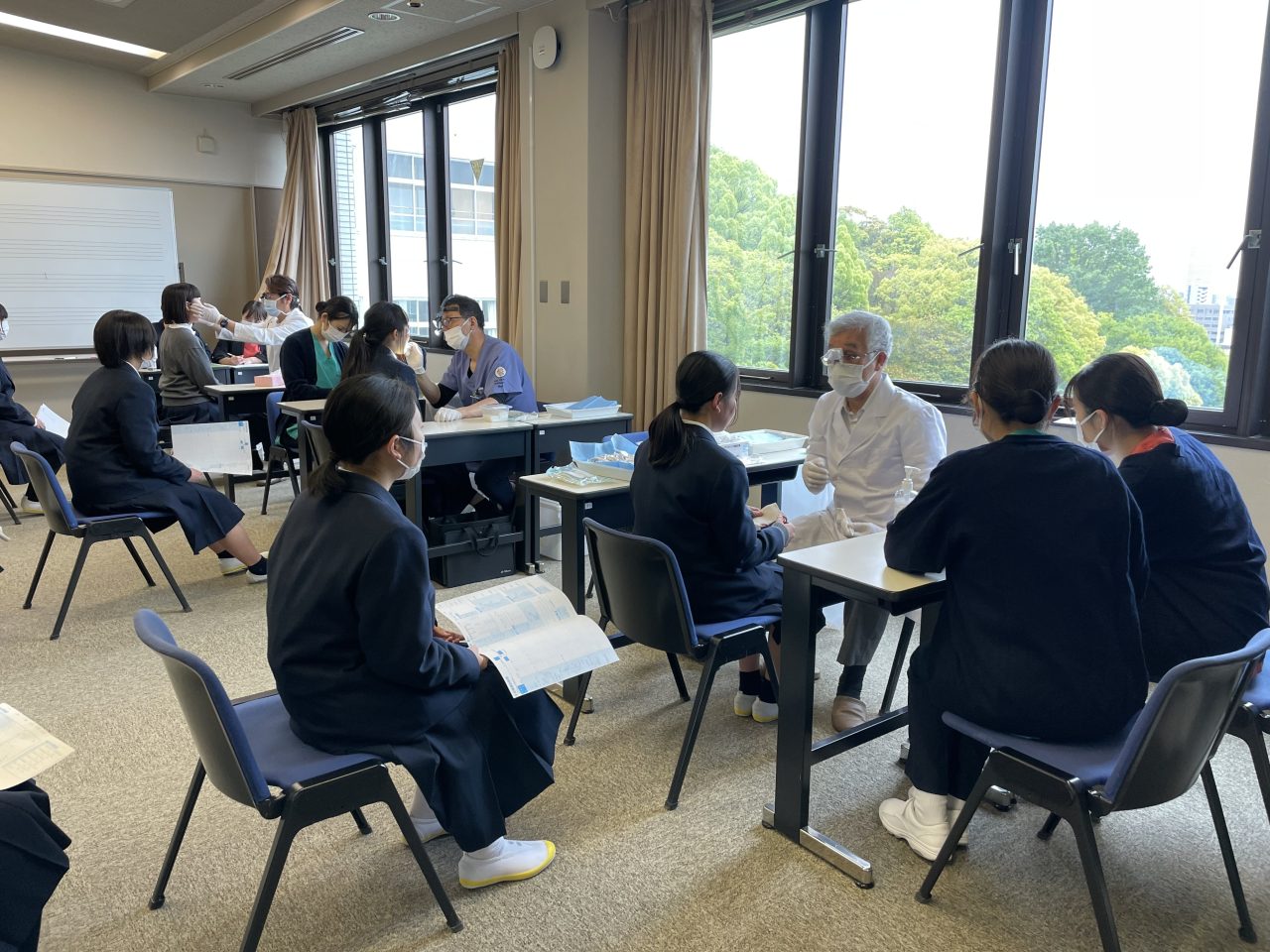 【口腔保健学科】令和5年度　神戸常盤女子高等学校　歯科健診