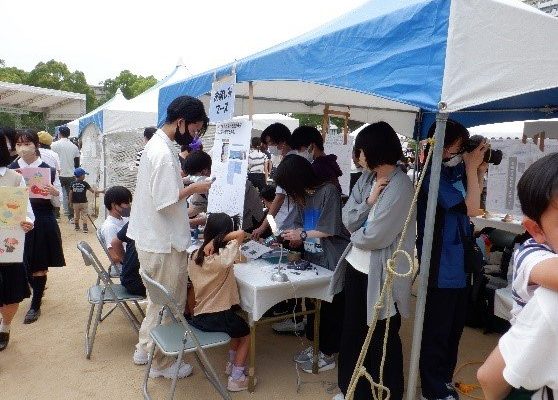 【診療放射線学科】神戸祭り長田フェスティバルに診療放射線学科の学生が地域貢献活動としてボランティアで参加しました
