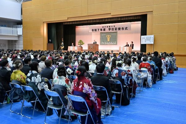 令和7年度　学位記授与式を挙行しました